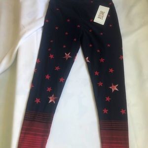 Lularoe OS 4th of July Leggings